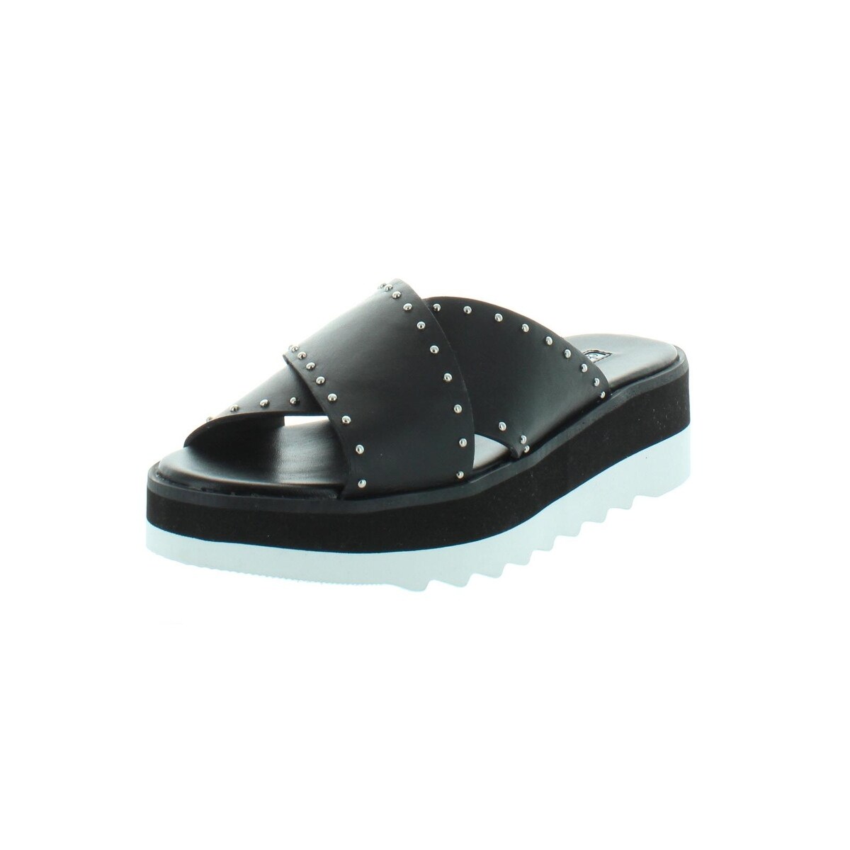 charles david leather slide sandals