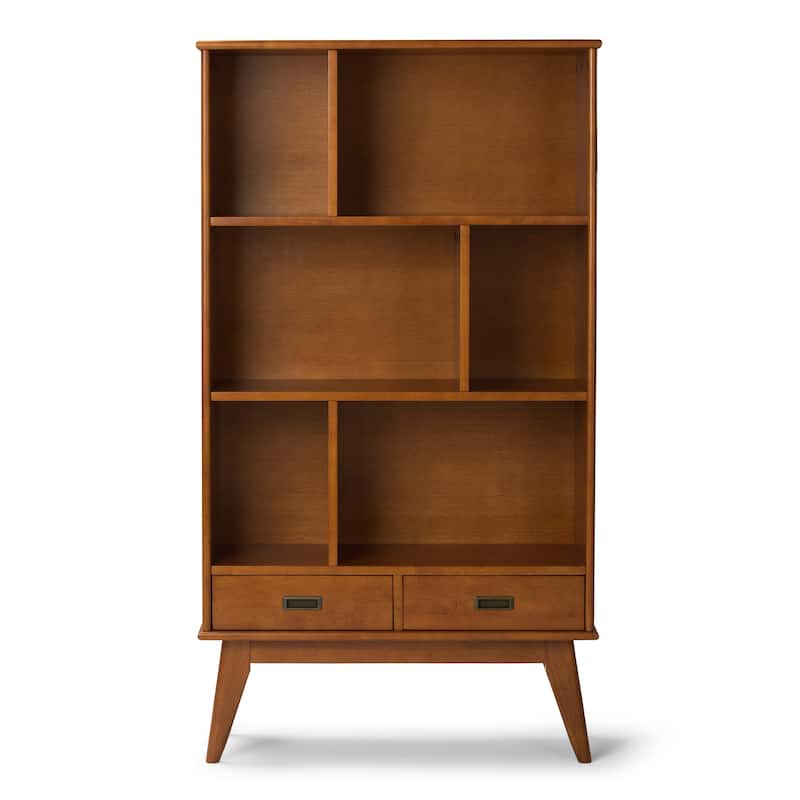 WYNDENHALL Tierney 35 inch Solid Wood 6 Cubbie Bookcase (Set of 2) - 35"W x 14"D x 64"H.