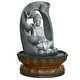 preview thumbnail 6 of 7, Buddha Fountain Indoor Decoration Zen Meditation Tabletop Waterfall