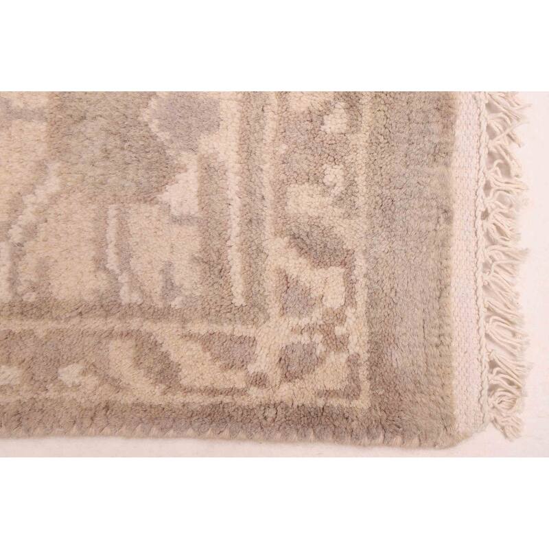ECARPETGALLERY Hand-knotted Royal Oushak Taupe Wool Rug - 8'1 x 9'8