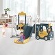 preview thumbnail 2 of 22, 5 in 1 Indoor Outdoor Toddler Slide and Swing Set, Kid Slide for Toddlers Age 1-3, Bus Themed Baby Slide