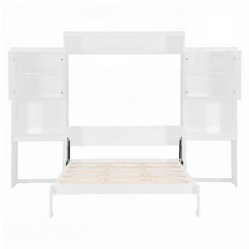 Murphy Bed with Vanity and Cabinets