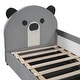 preview thumbnail 37 of 37, Twin Size Bear Shaped Upholstered Daybed with Hydraulic System