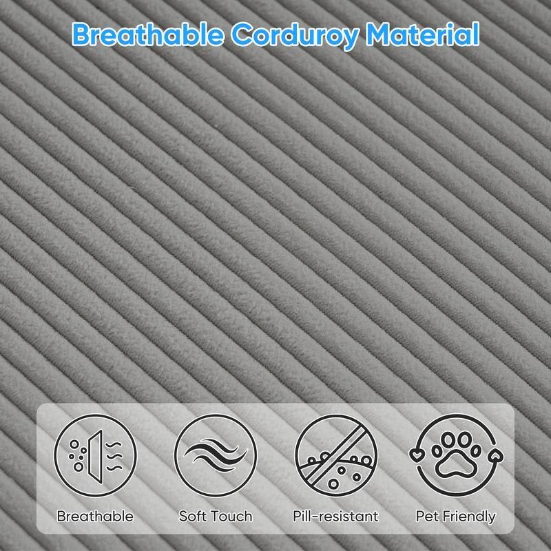 Mixoy Convertible Modular bunk combination sofa with pull out bed,L-shaped 5-seat Sectional Sleeper Sofa Bed with Storage seat