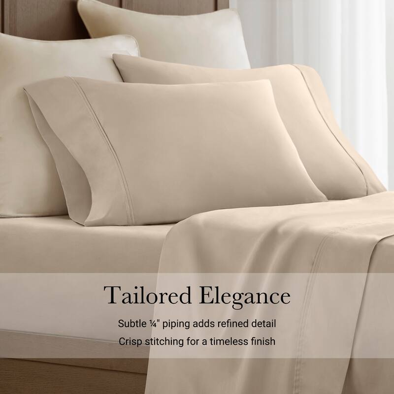 Harbor House 100% Egyptian Cotton Sateen Pillowcase Set