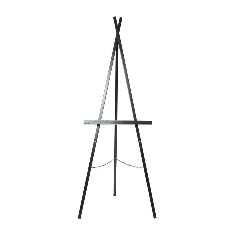Metal Tall Adjustable 2 Tier Display Easel - Black - Roche River Decor