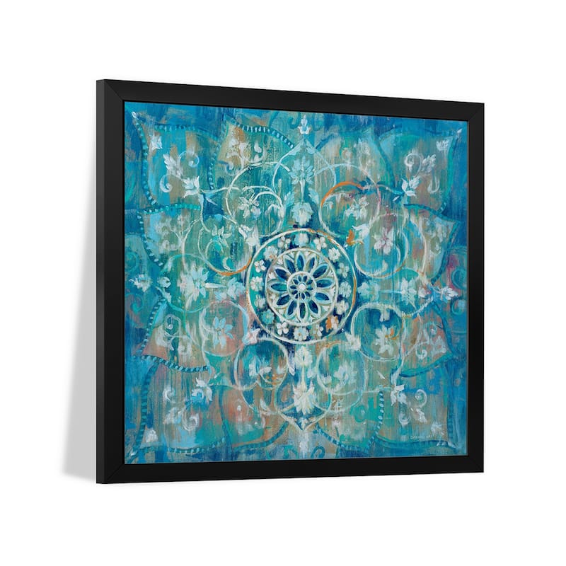 Mandala in Blue I Premium Framed Poster by Danhui Nai