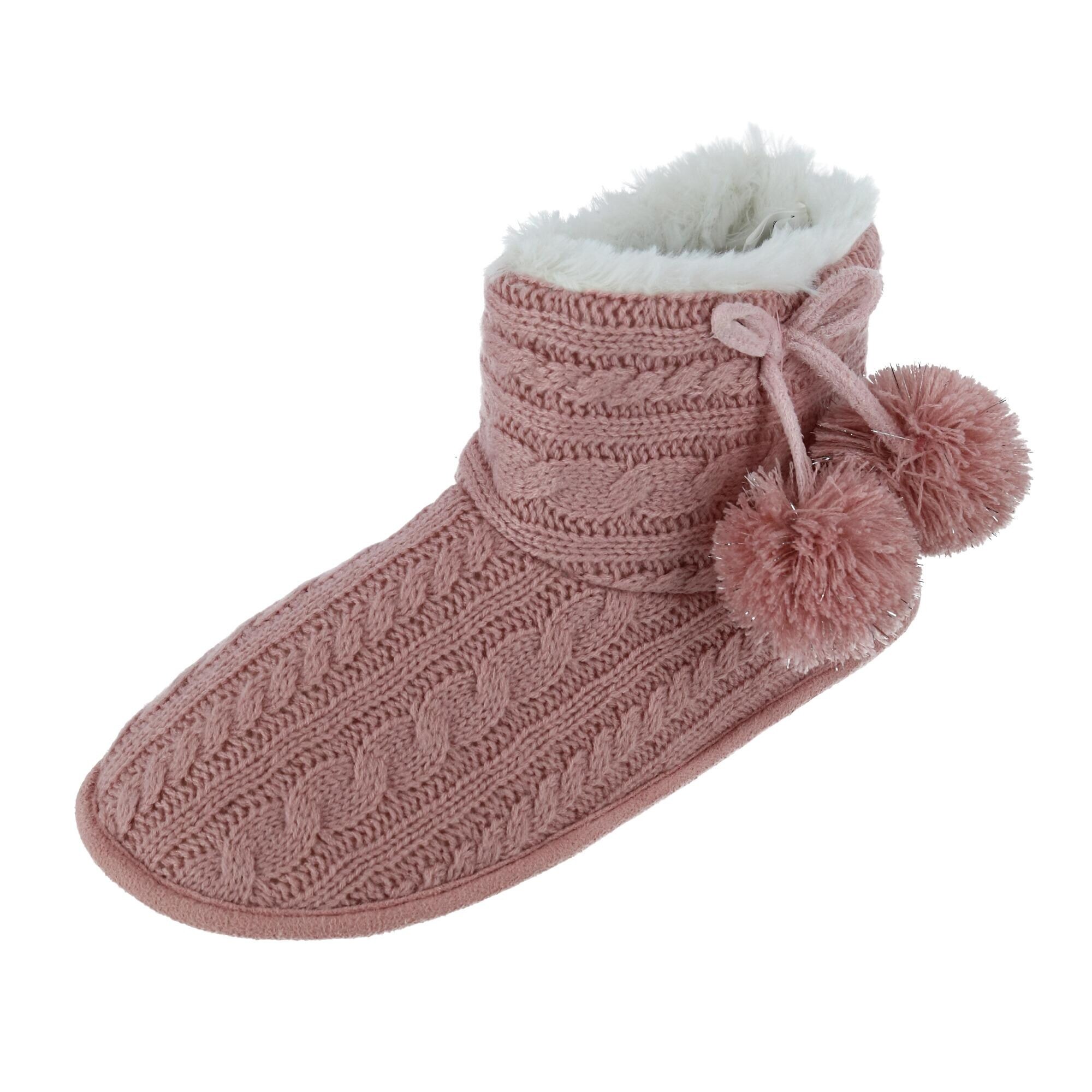 womens knit booties