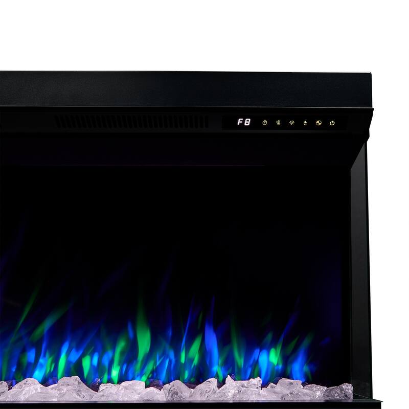 Real Flame 64" 3-Sided SMART Electric Fireplace Insert