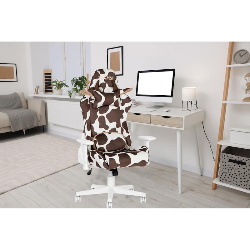 Fun Brown COW Series Gaming Chair - Brown