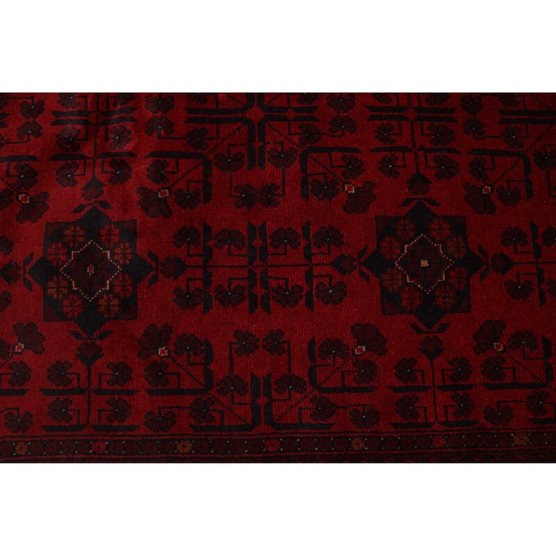 ECARPETGALLERY Hand-knotted Finest Khal Mohammadi Red Wool Rug - 10'2 x 12'7