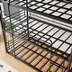 preview thumbnail 8 of 11, Twin Over Twin Over Twin Metal Triple Bunk Bed with Two Attached Ladders