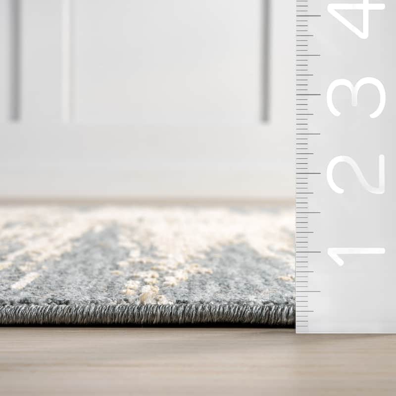 Fiadh Abstract Fringe Area Rug