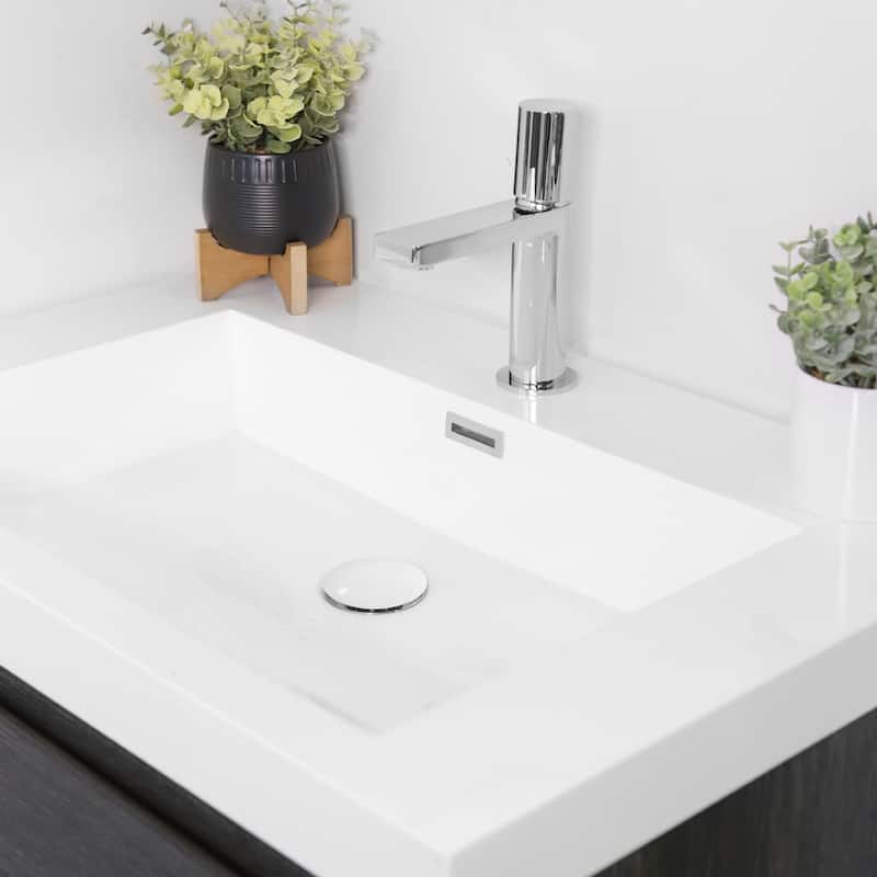 STYLISH Pop-Up Bathroom Sink Drain with Overflow D-701