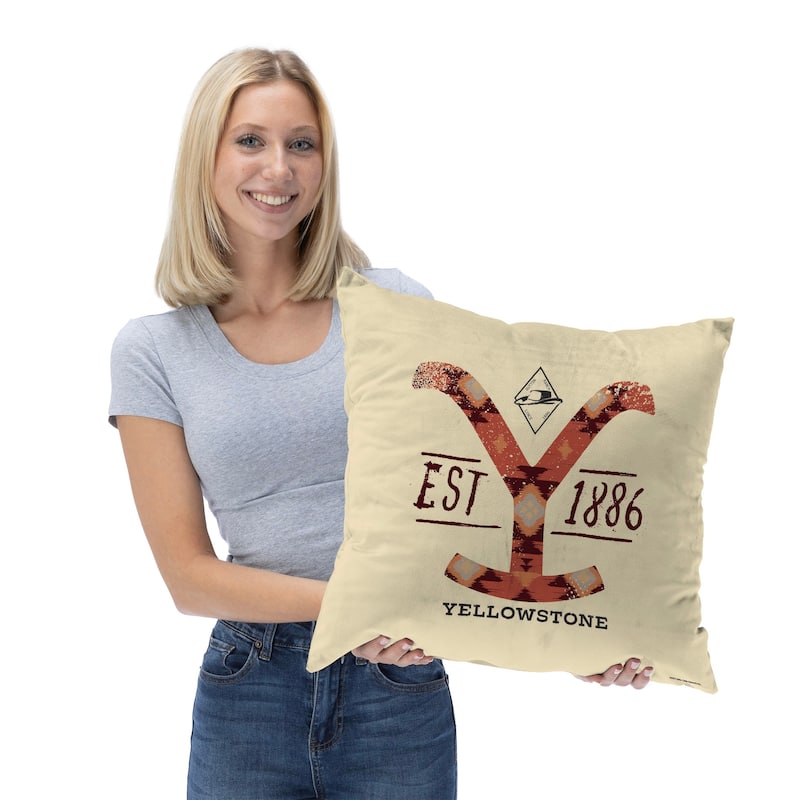 Paramount Yellowstone 18 Inch Throw Pillow