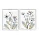 preview thumbnail 21 of 32, Stupell Modern Budding Blooms Framed Giclee Art Design By Albert Koetsier (Set of 2) 11 x 14 - White