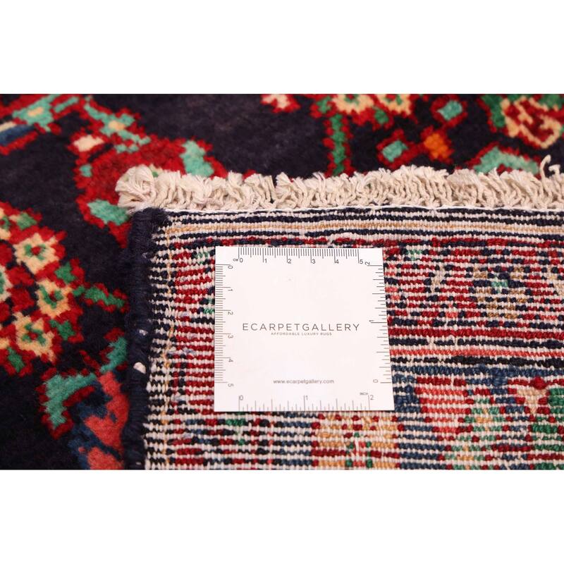 ECARPETGALLERY Hand-knotted Anadol Dark Navy Wool Rug - 3'1 x 9'10