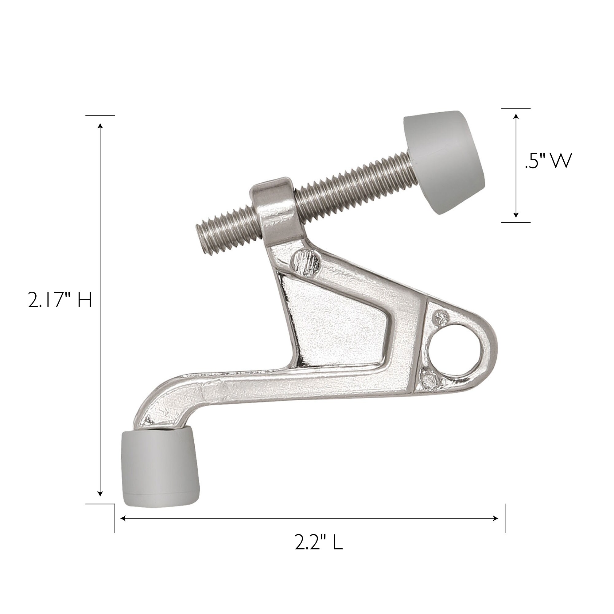 Design House 181834 Jumbo Hinge Pin Door Stop Satin Nickel 5 Design House 181834 Jumbo Hinge Pin Door Stop Satin Nickel 5