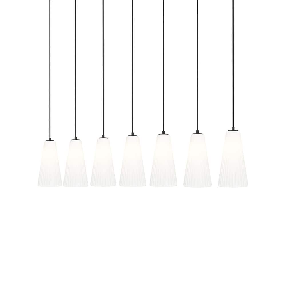 Z-Lite 3043P7-7L Farrell 7 Light 54" Wide Linear Chandelier