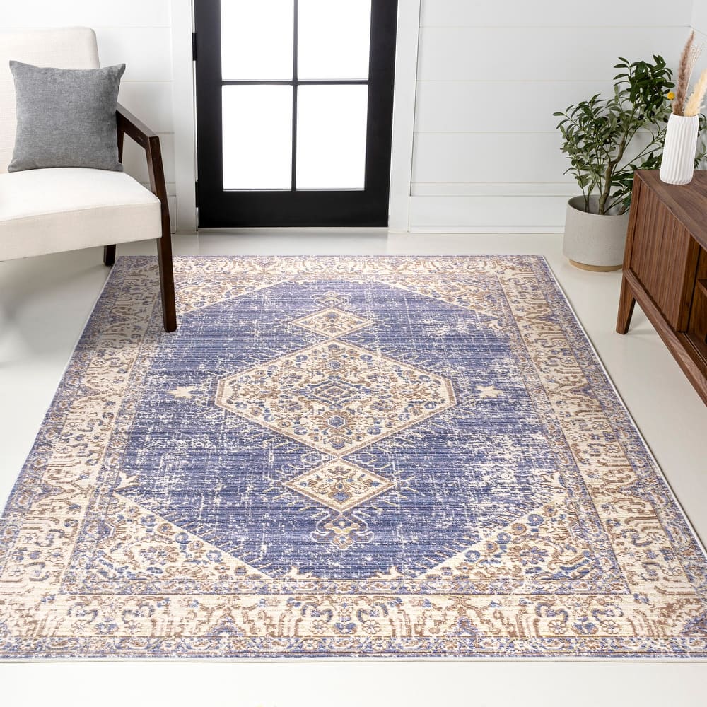 JONATHAN Y Petras Modern Tribal Medallion Area Rug