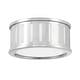 preview thumbnail 2 of 5, Kendal 2 Light Polished Nickel Flush Mount