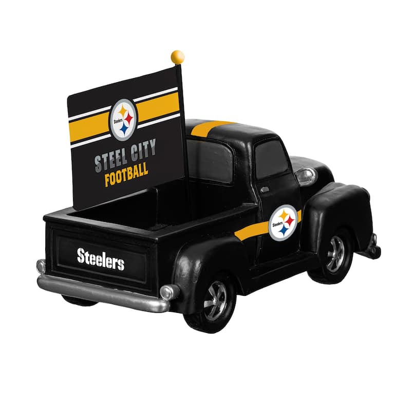 NFL Rally Truck Garden Statue with Team Flag