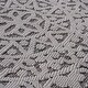 preview thumbnail 5 of 5, LOOM & LUXE Collection Gray/White Medallion Indoor/Outdoor Area Rug