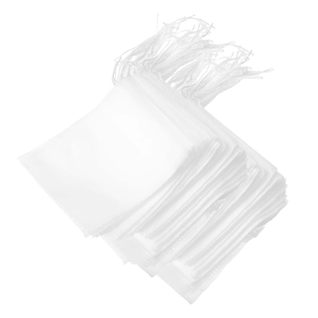 200 Pcs Disposable Tea Bags for Loose Leaf Tea, Tea Filter Bags - White