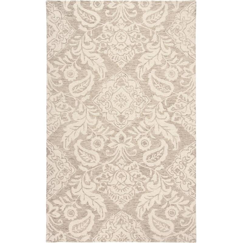 Feizy FZRG91364 Lazi 9' x 12' Wool Hand Tufted Paisley Farmhouse Area