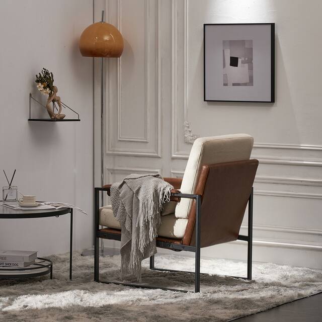 Single Iron Frame Indoor Leisure Chair