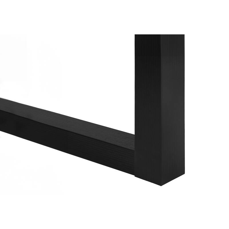 Contemporary 48" Computer Desk with 3 Drawers, Black Laminate, Left or Right Setup, Ideal for Work