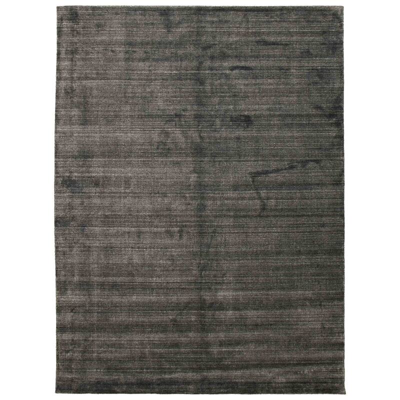 ECARPETGALLERY Hand-knotted Kashkuli Gabbeh Grey Wool Rug - 8'0 x 10'0 - Dark Grey - 8'0 x 10'0