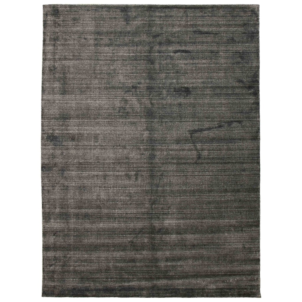 ECARPETGALLERY Hand-knotted Kashkuli Gabbeh Grey Wool Rug - 8'0 x 10'0