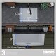 preview thumbnail 42 of 49, Karran Undermount 24.38 in Single Bowl Quartz Kitchen Sink
