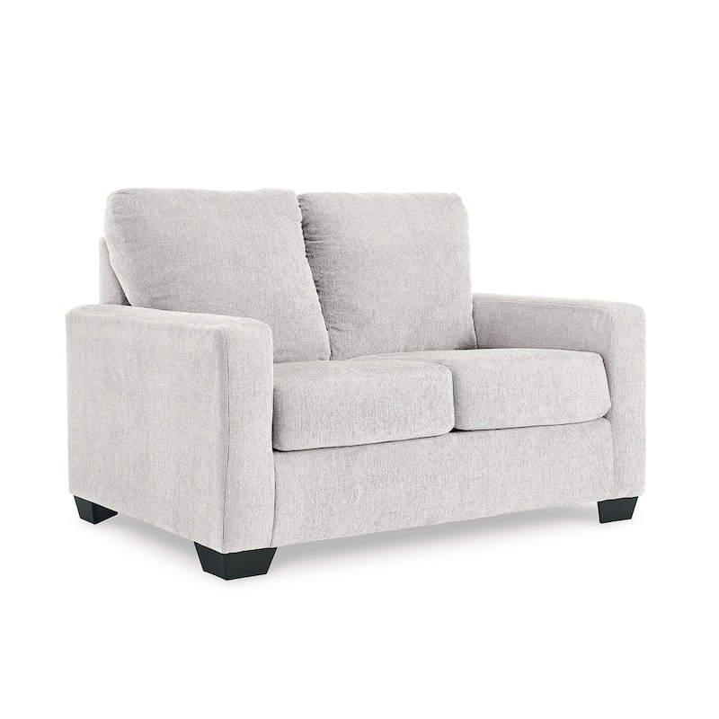 Signature Design by Ashley Rannis Snow Twin Sofa Sleeper - 54"W x 40"D x 39"H