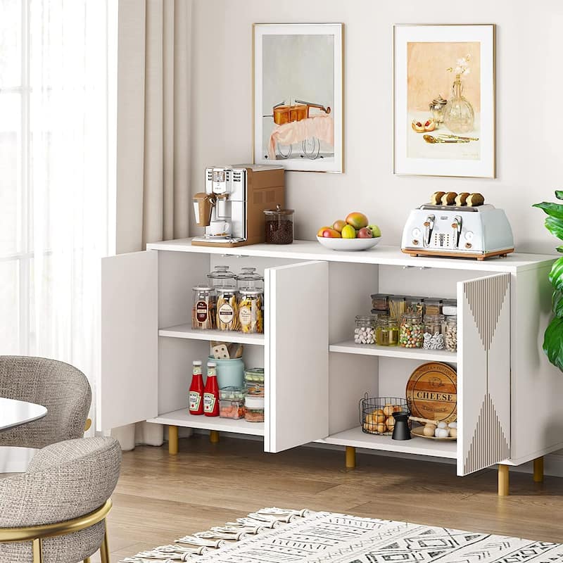 Freestanding Floor Cabinet, Classic 55 inches Sideboard