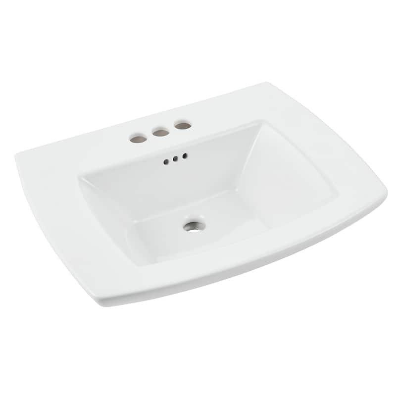 American Standard Edgemere Sink Top 4In Ctr -White (0445.004.020)