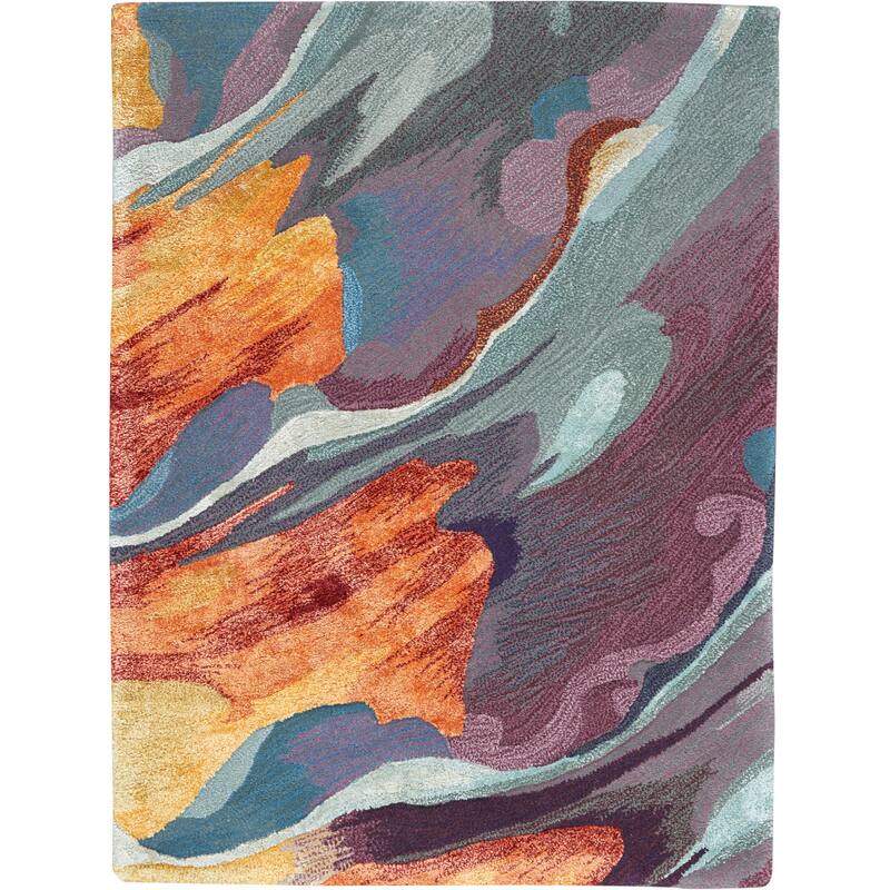 Nourison Prismatic Hand-tufted Abstract Area Rug
