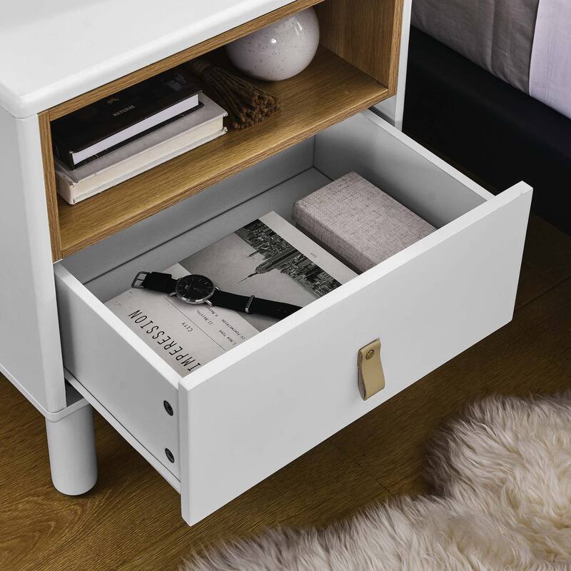 Modern style bedside table Nightstand with drawer