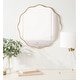 preview thumbnail 3 of 55, Kate and Laurel Viona Round Scalloped Mirror
