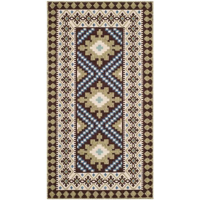 SAFAVIEH Veranda Eyvor Indoor/ Outdoor Waterproof Patio Backyard Rug