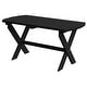 preview thumbnail 16 of 14, Poly Folding Oval Coffee Table Black