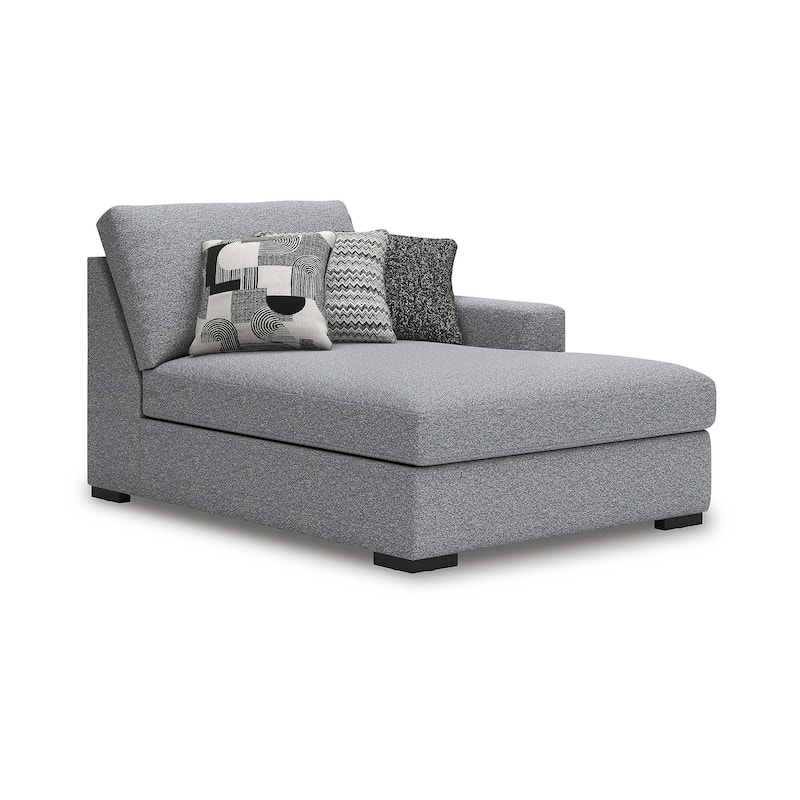 Signature Design by Ashley Bealton Gray 2-Piece Sectional with Chaise - 100" W x 69" D x 41" H
