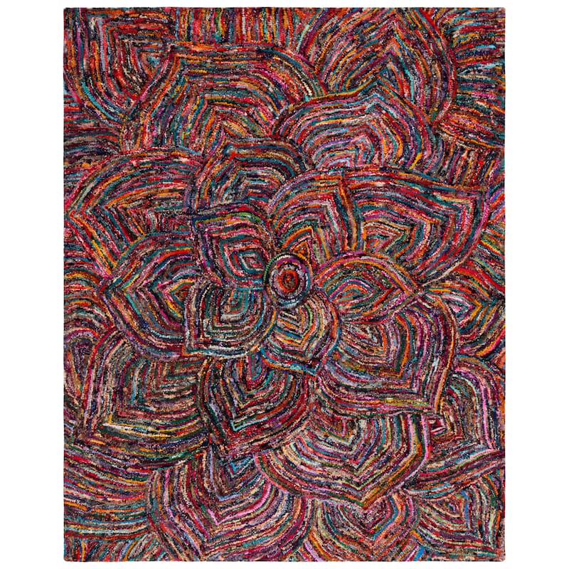 SAFAVIEH Handmade Nantucket Arnie Contemporary Cotton Rug