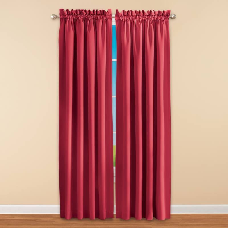 Madison Room-Darkening Solid Color Curtains
