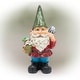 preview thumbnail 10 of 104, Gnome Folding Hands Looking Up Garden Statue