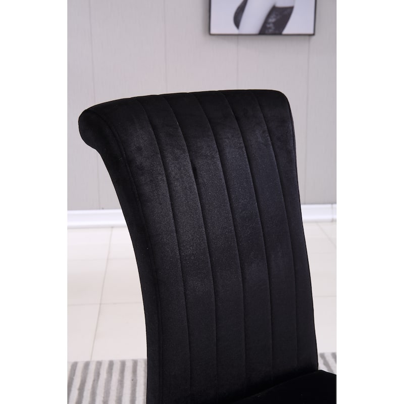 Modern Velvet Dining Chairs Set Of 2