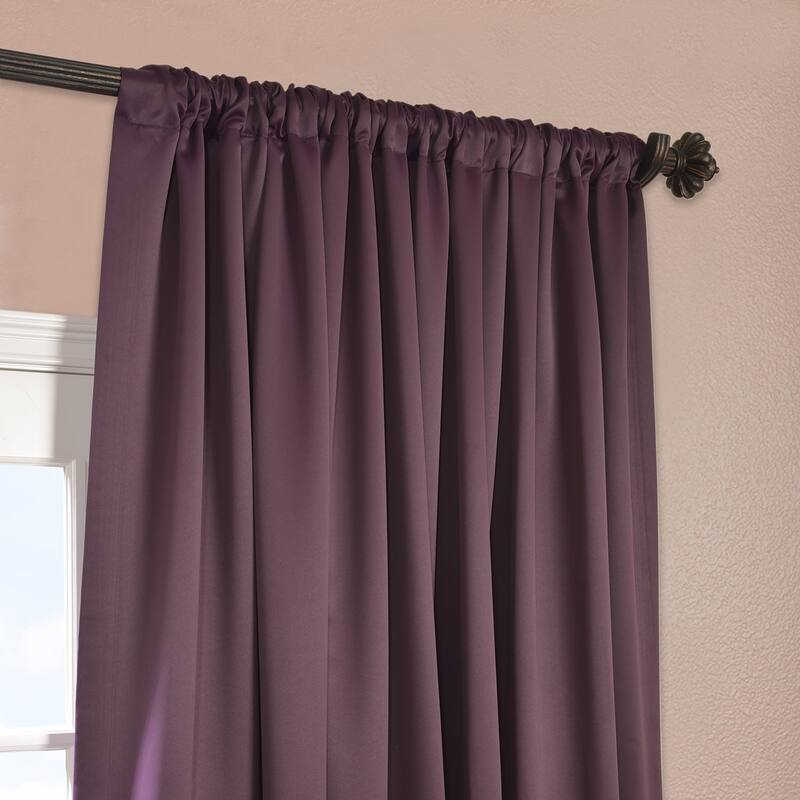 Exclusive Fabrics Extra Wide Room Darkening Curtain (1 Panel)