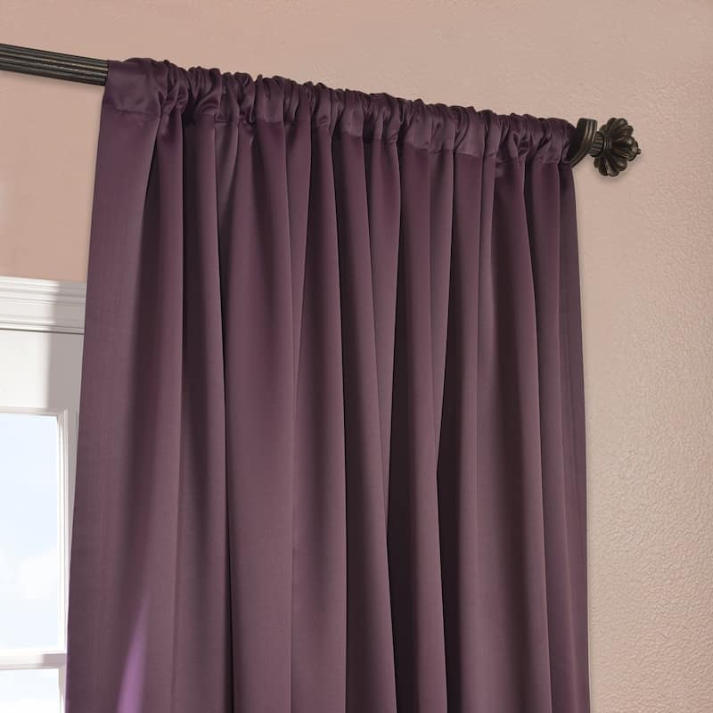 Exclusive Fabrics Extra Wide 96-Inch Room Darkening Curtain (1 Panel)