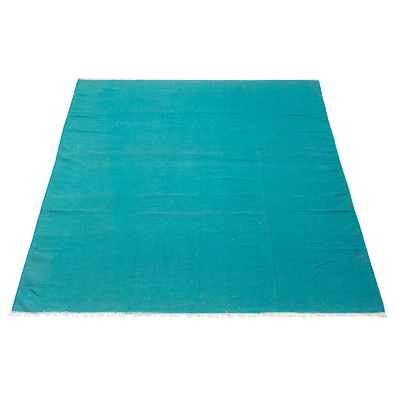 Ankara FW Teal Kilim 5'9" x 8'1" - 5'9 x 8'1